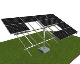 太阳能光伏支架单排立柱支架
